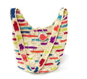 Paja Toquilla Crochet Bag - Natural & Colors