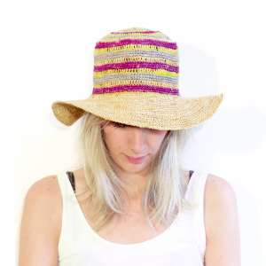 CROCHET HAT COLORS THREE (2)