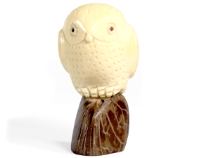 Animaletti in Tagua - Civetta delle Nevi