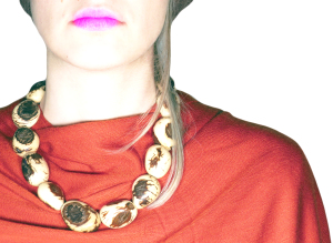 Tagua Necklace - Scratched Seeds