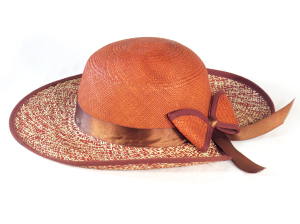 PANAMA HAT BICOLOR CON FIOCCO