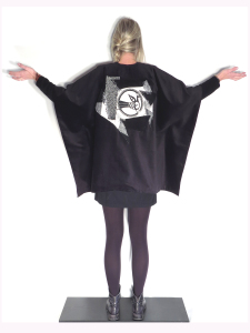 Poncho/FPCDS BLACK VELVET