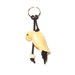 Portachiavi in Tagua - Pappagallo