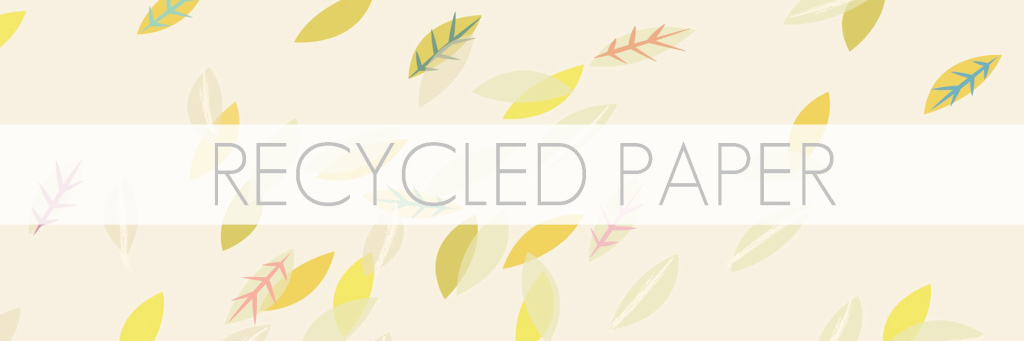 BANNER RECYCLED PAPER